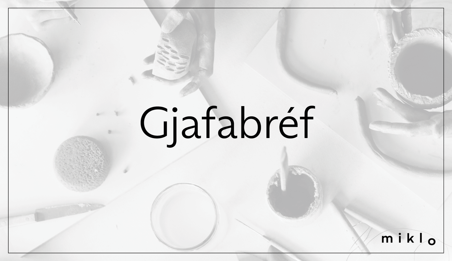 Gjafabréf á leirkvöld