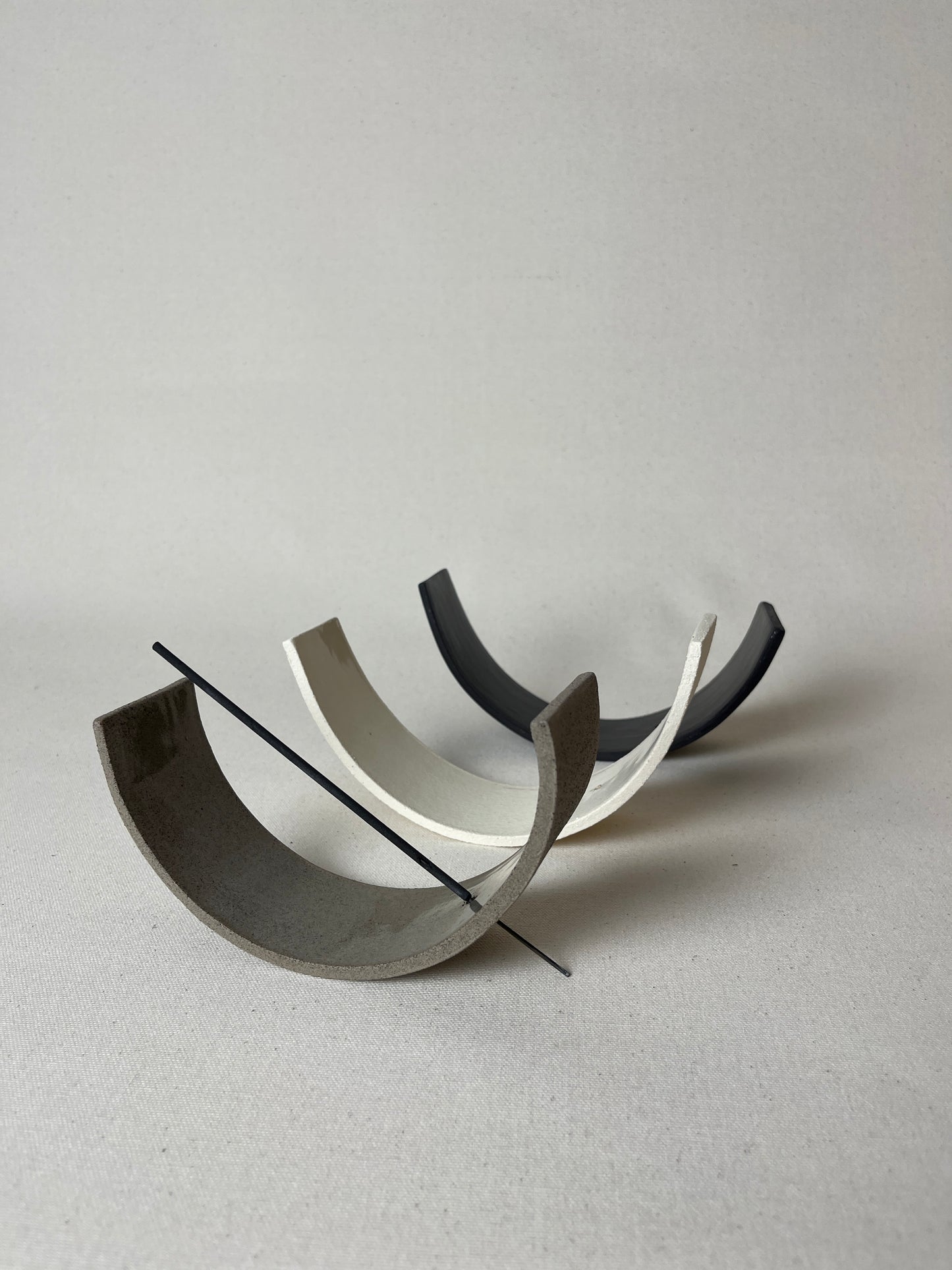 Incense holder - white